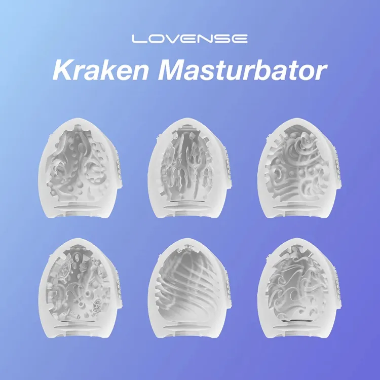 Lovense Kraken 6 Pack Masturbator Eggs Lovense Kraken 6 Pack Masturbator Eggs