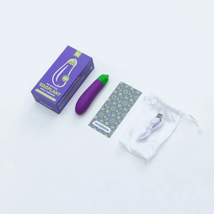 Emojibator Eggplant Bullet Vibrator Purple Emojibator Eggplant Bullet Vibrator Purple