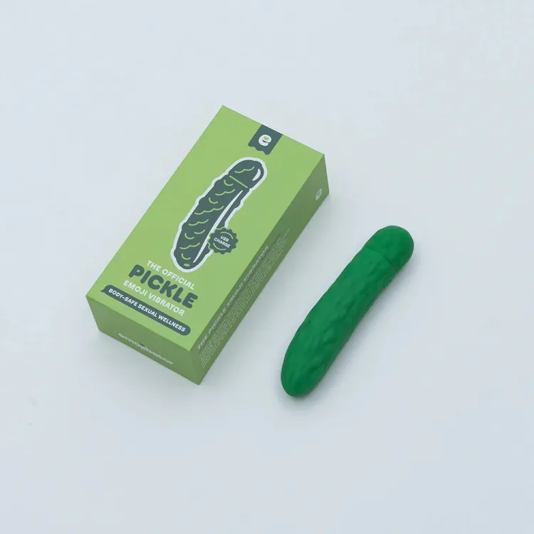 Emojibator Pickle Bullet Vibrator Green Emojibator Pickle Bullet Vibrator Green