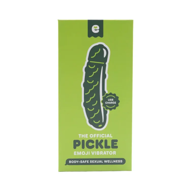 Emojibator Pickle Bullet Vibrator Green Emojibator Pickle Bullet Vibrator Green