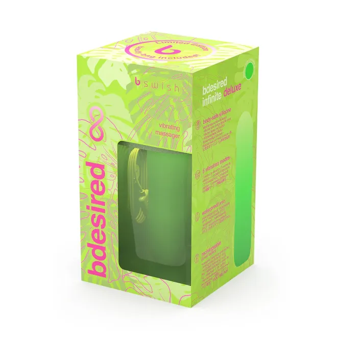 Bdesired Infinite Deluxe Bullet Vibrator Paradise Green