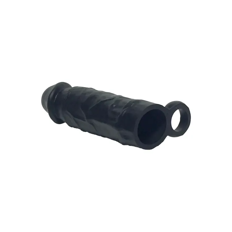Boneyard Meaty Silicone Cock Extender Black Boneyard Meaty Silicone Cock Extender Black