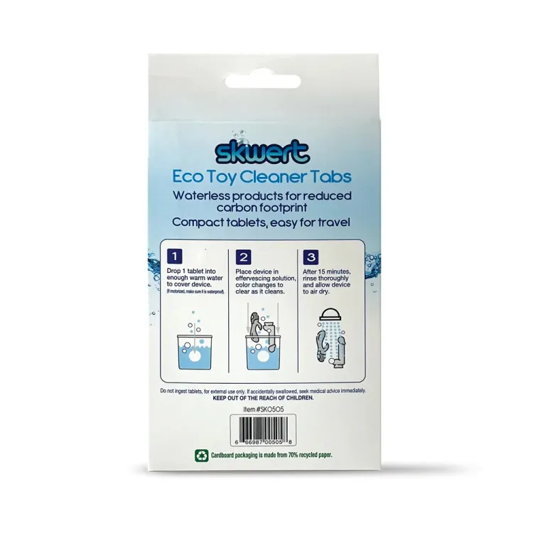 Skwert Eco Sex Toy Cleaner Tabs 30-Count