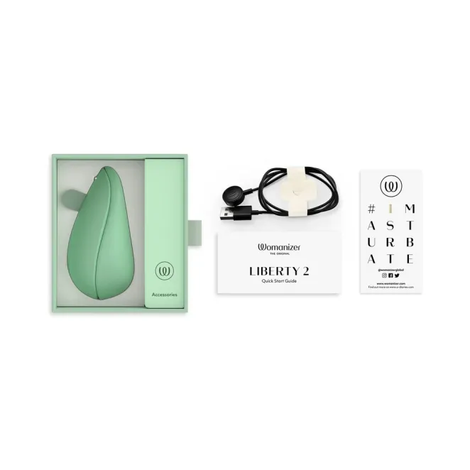 Womanizer Liberty 2 Pleasure Air Clitoral Stimulator Sage