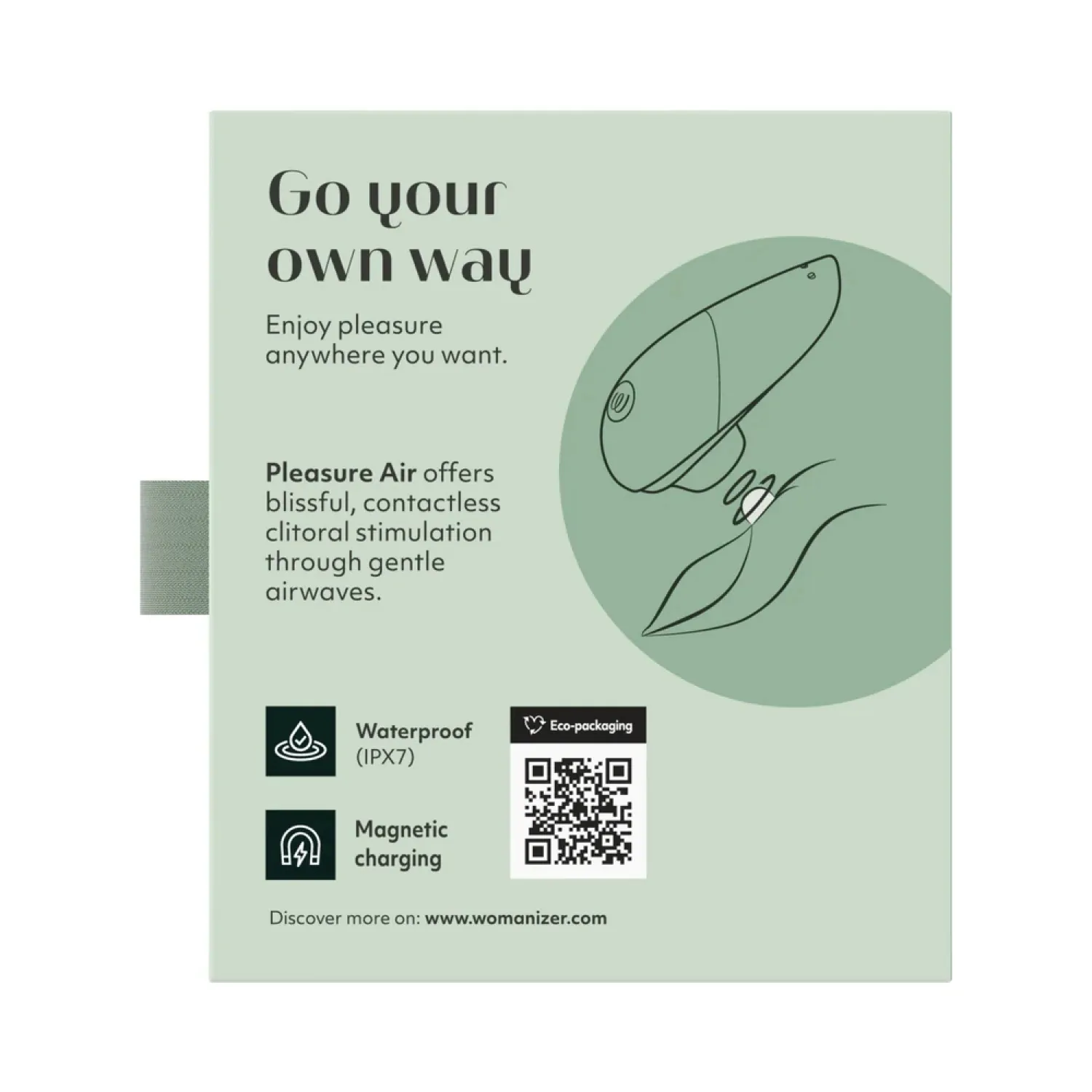 Womanizer Liberty 2 Pleasure Air Clitoral Stimulator Sage