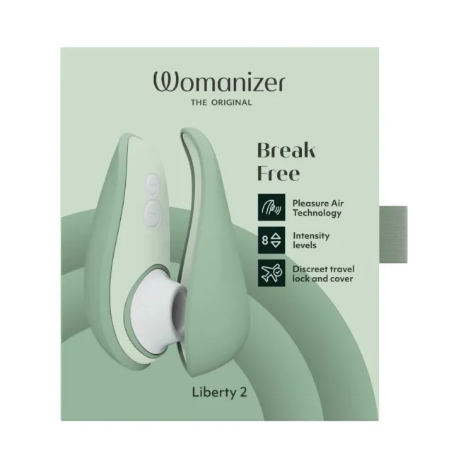 Womanizer Liberty 2 Pleasure Air Clitoral Stimulator Sage