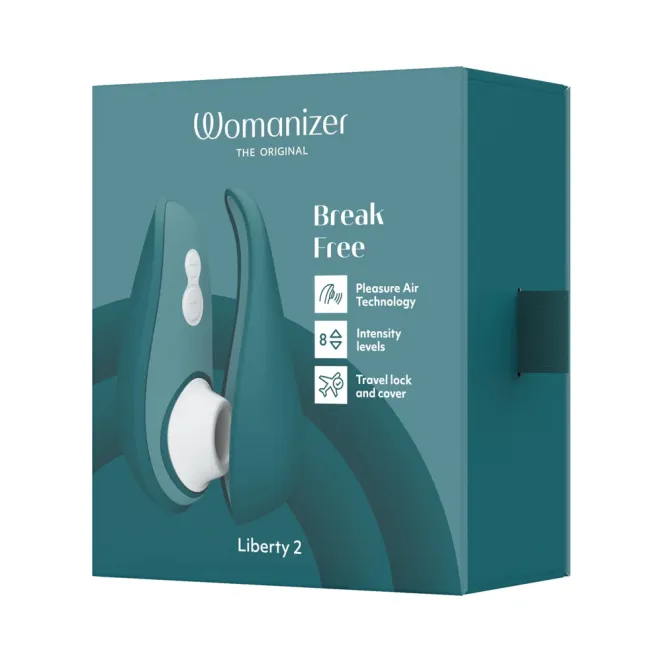 Womanizer Liberty 2 Travel Clitoral Suction Stimulator Petrol