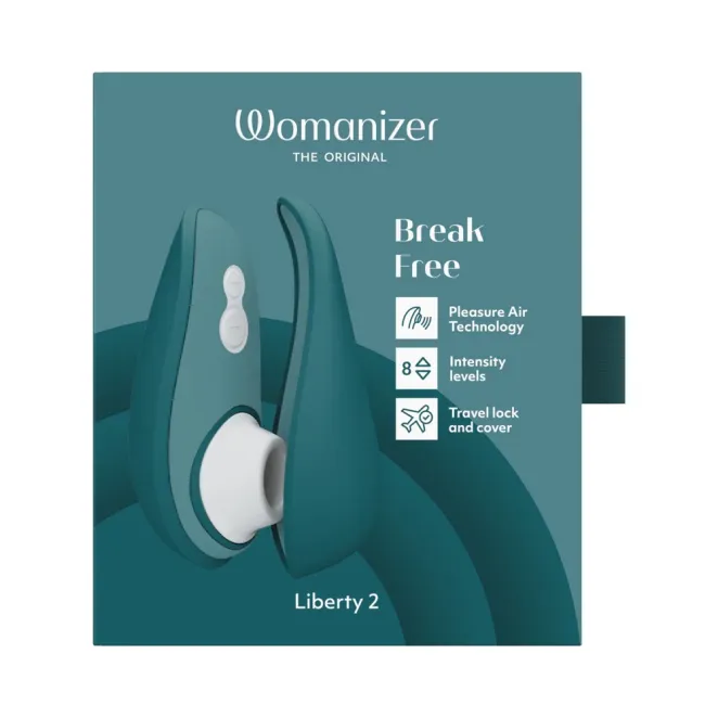 Womanizer Liberty 2 Travel Clitoral Suction Stimulator Petrol