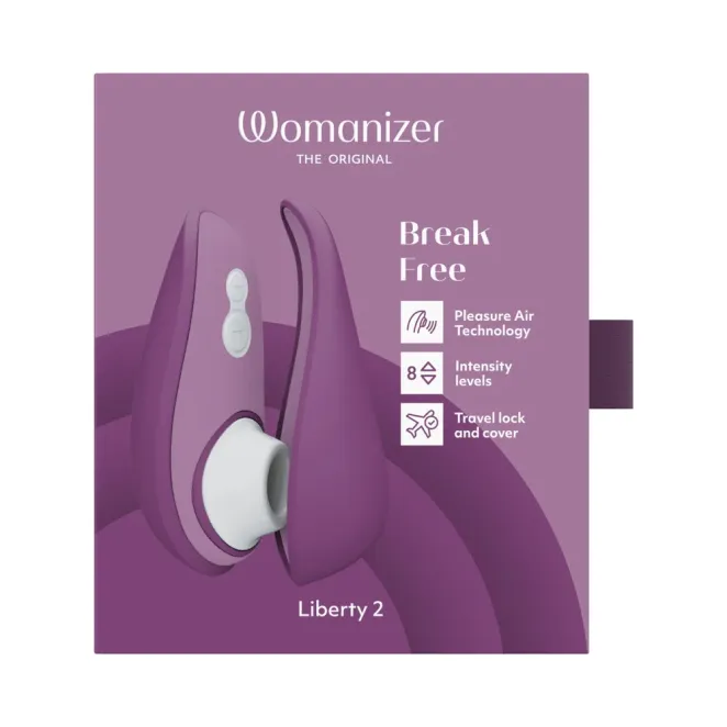 Womanizer Liberty 2 Travel Clitoral Suction Stimulator Purple