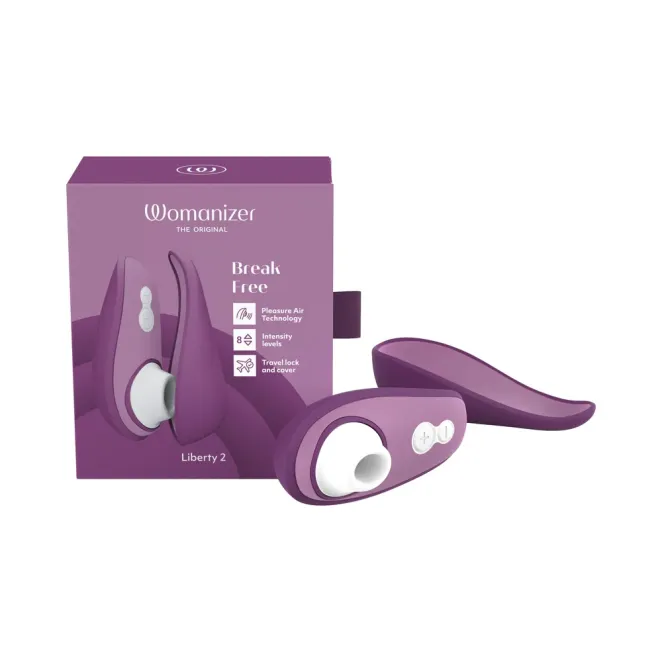 Womanizer Liberty 2 Travel Clitoral Suction Stimulator Purple