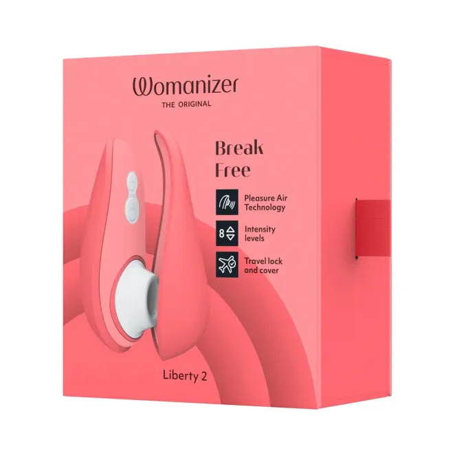 Womanizer Liberty 2 Travel Clitoral Suction Stimulator Pink