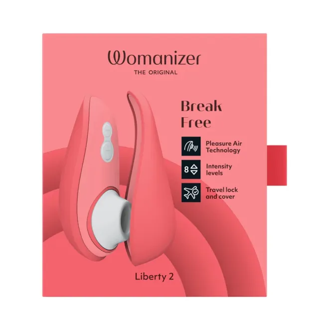Womanizer Liberty 2 Travel Clitoral Suction Stimulator Pink