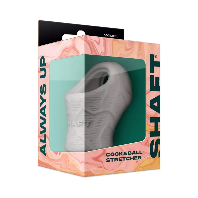 Shaft Model P: Cock & Ball Stretcher Grey (89346) by Vvole | Sex Toys | SlipDix.com Shaft Model P: Cock & Ball Stretcher Grey (89346) | SlipDix.com