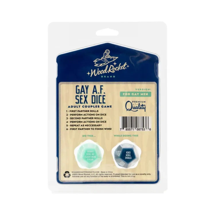 Gay AF Sex Dice: Gay Men Gay AF Sex Dice: Gay Men