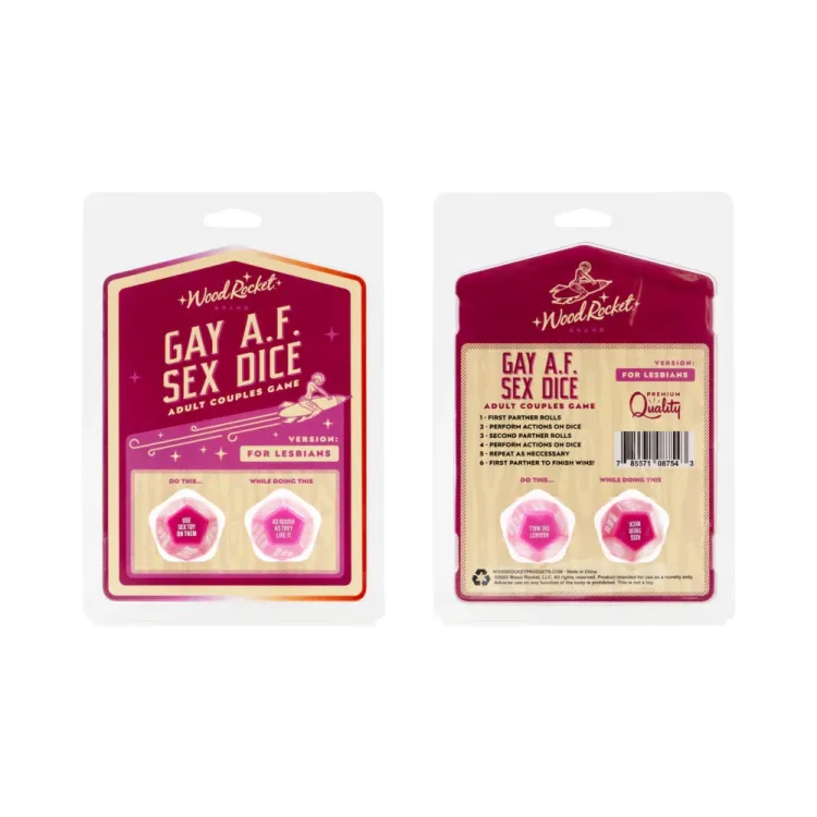 Gay AF Sex Dice: Lesbians Gay AF Sex Dice: Lesbians