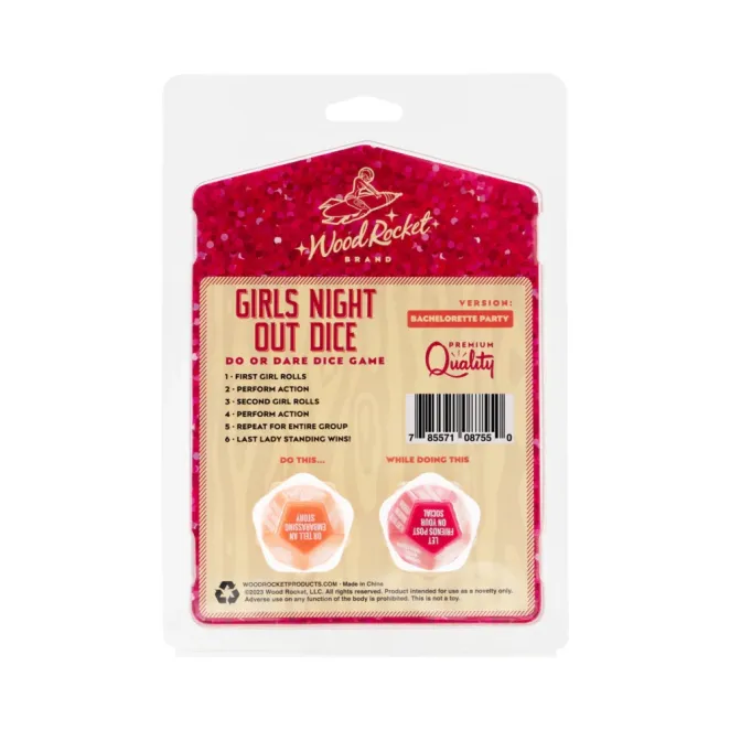 Girls Night Out Bachelorette Party Dice Game – 12-Sided Do or Dare Dice