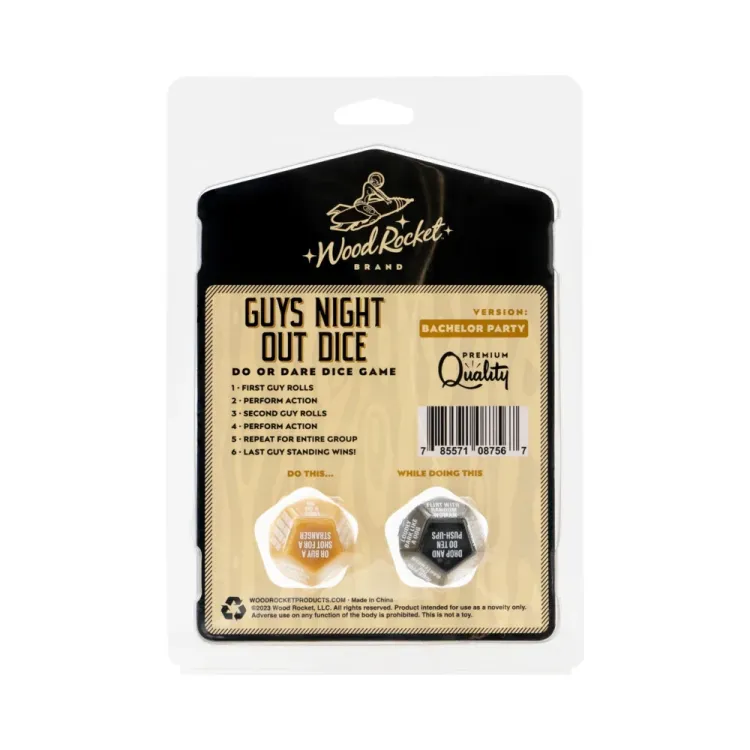 Guys Night Out Dice: Bachelor Party Guys Night Out Dice: Bachelor Party