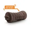 EnLust Krystal Vibrating Mouth Pocket Stroker Brown EnLust Krystal Vibrating Mouth Pocket Stroker Brown