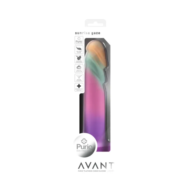 7 Inch Avant Sunrise Luxe Realistic Multicolored Silicone Dildo