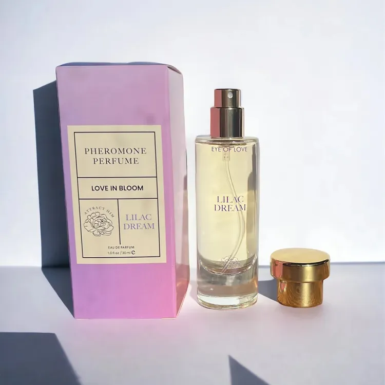 Eye of Love Bloom Attract Him Pheromone Parfum Lilac Dream 1 oz. Eye of Love Bloom Attract Him Pheromone Parfum Lilac Dream 1 oz.