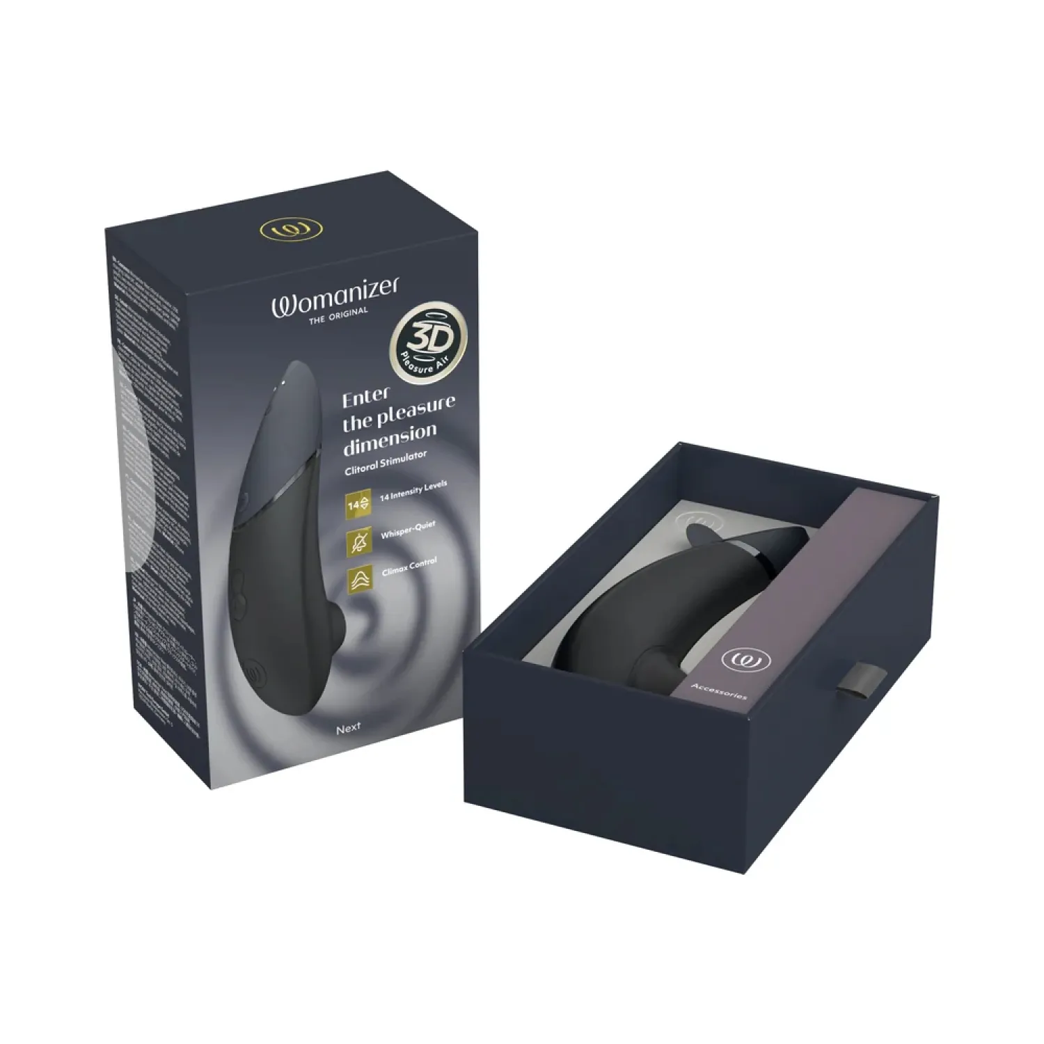 Womanizer Next 3D Pleasure Air Stimulator in Black