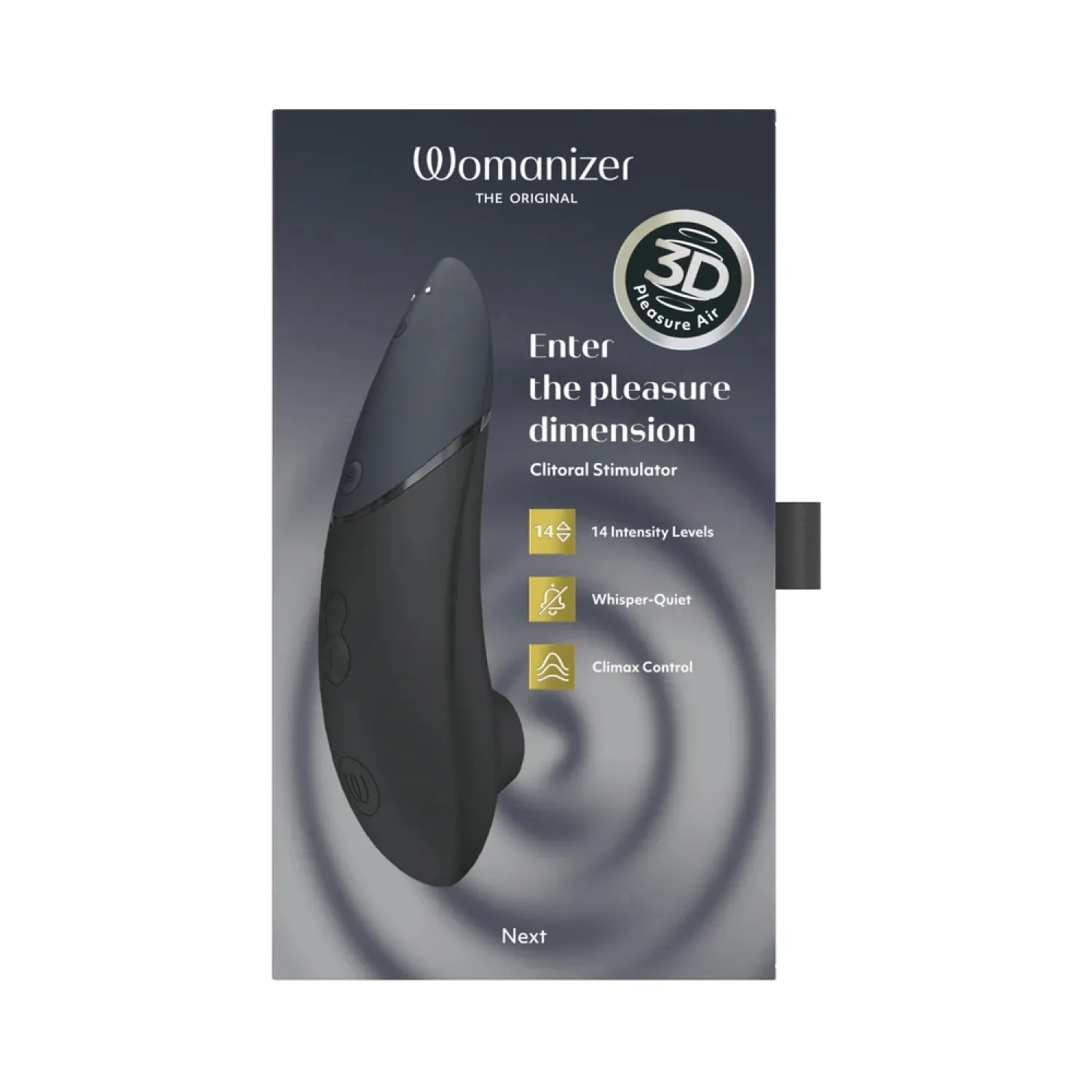 Womanizer Next 3D Pleasure Air Stimulator in Black
