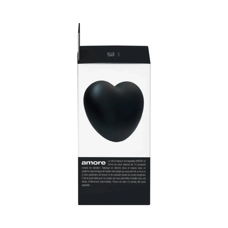 VeDO Amore Heart Shaped Vibe Black VeDO Amore Heart Shaped Vibe Black