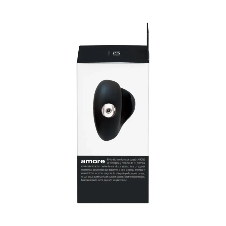 VeDO Amore Heart Shaped Vibe Black VeDO Amore Heart Shaped Vibe Black