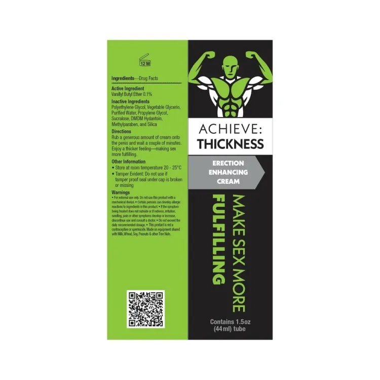 Achieve: Thickness Erection Enhancing Cream Achieve: Thickness Erection Enhancing Cream