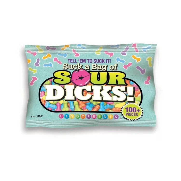 Suck A Bag Of Sour Dicks! 3 oz. Bag Suck A Bag Of Sour Dicks! 3 oz. Bag