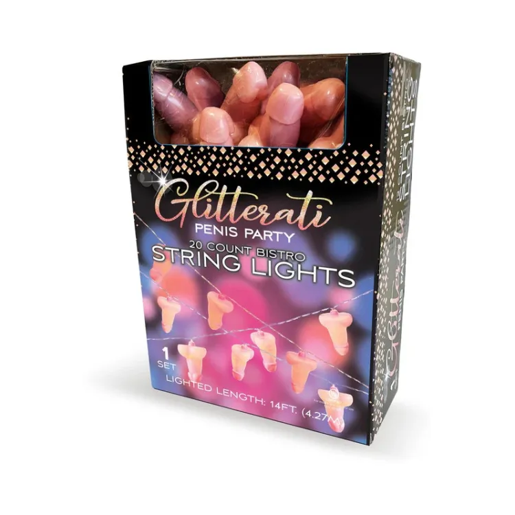 Glitterati Penis Party String Lights 14 ft. Glitterati Penis Party String Lights 14 ft.