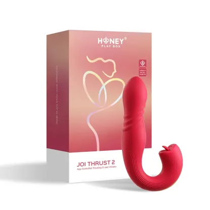 Joi Thrust 2 App-Controlled Thrusting Vibrator & Clit Licker