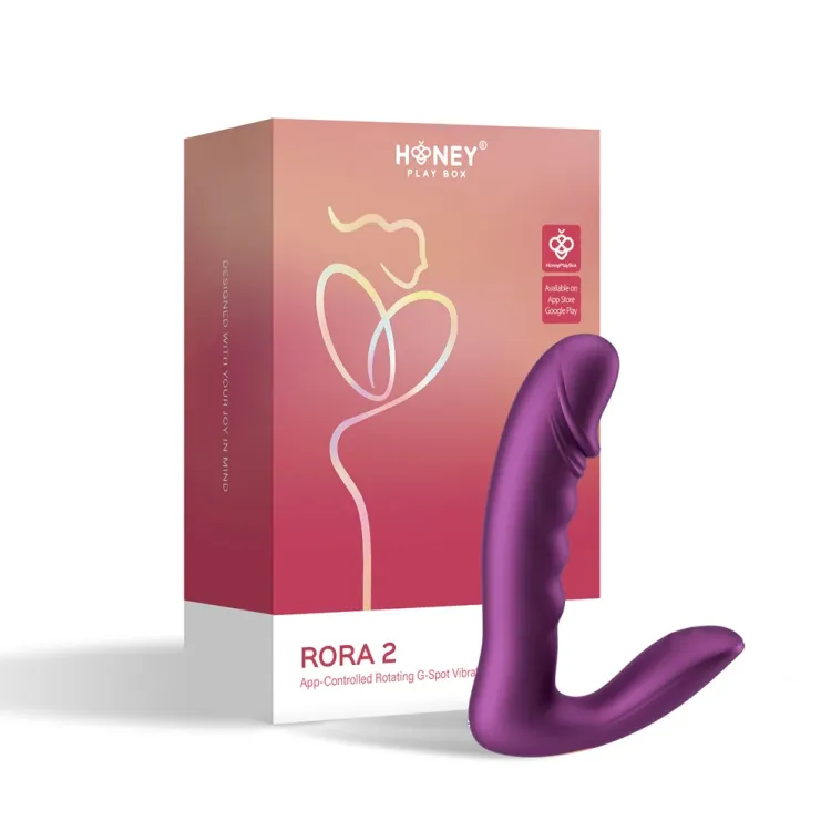 Rora 2 App-Controlled Rotating G-Spot Vibrator & Clit Stimulator
