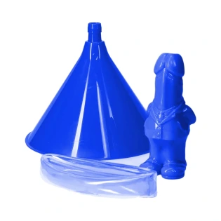 The Dickheads Penis Beer Bong Blue