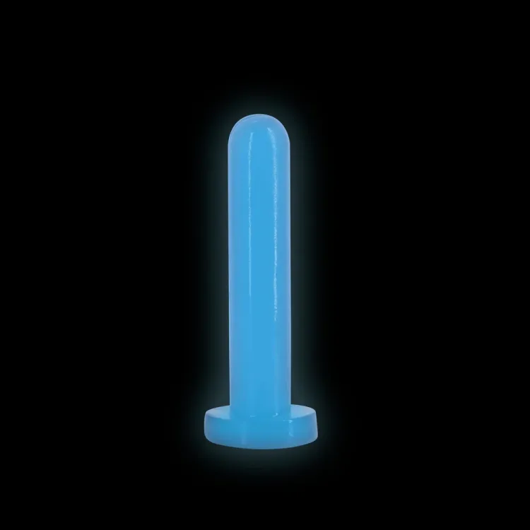 6.25 in. Firefly Thrill Small Glow-in-the-Dark Dildo Blue 6.25 in. Firefly Thrill Small Glow-in-the-Dark Dildo Blue