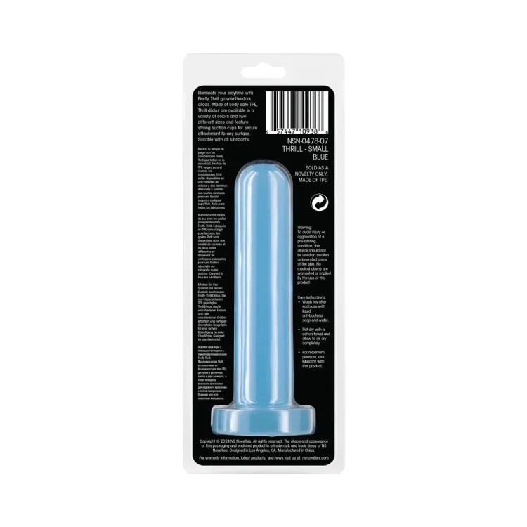6.25 in. Firefly Thrill Small Glow-in-the-Dark Dildo Blue 6.25 in. Firefly Thrill Small Glow-in-the-Dark Dildo Blue