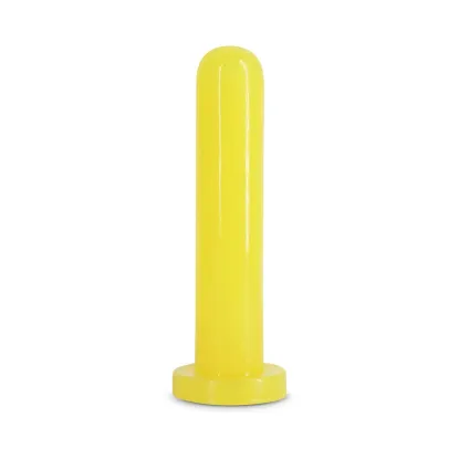 7.75 in. Firefly Thrill Large Glow-in-the-Dark Dildo Yellow