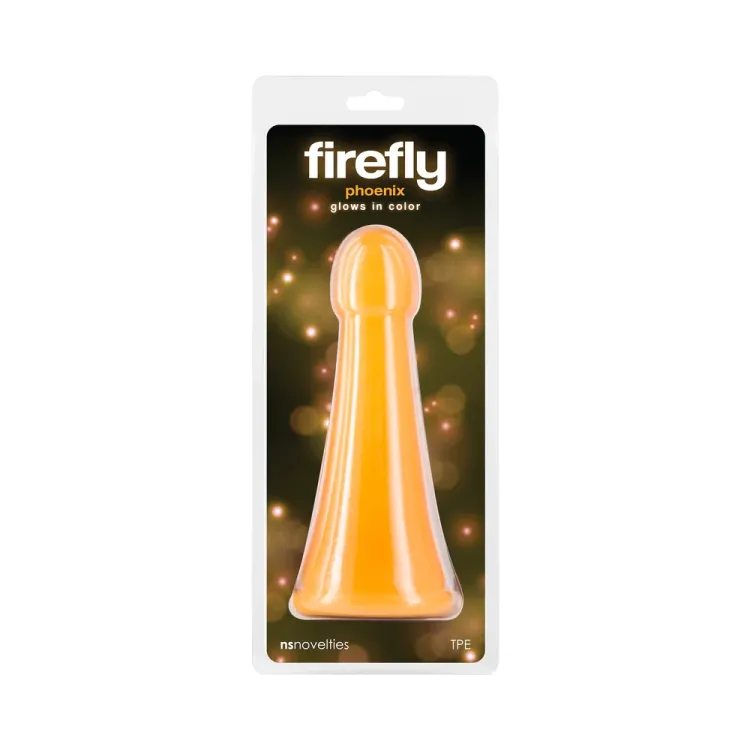 7.5 in. Firefly Phoenix Glow-in-the-Dark Dildo Orange 7.5 in. Firefly Phoenix Glow-in-the-Dark Dildo Orange