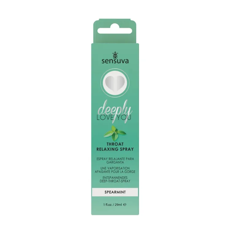 Sensuva Deeply Love You Throat Relaxing Spray Spearmint 1 oz. Sensuva Deeply Love You Throat Relaxing Spray Spearmint 1 oz.