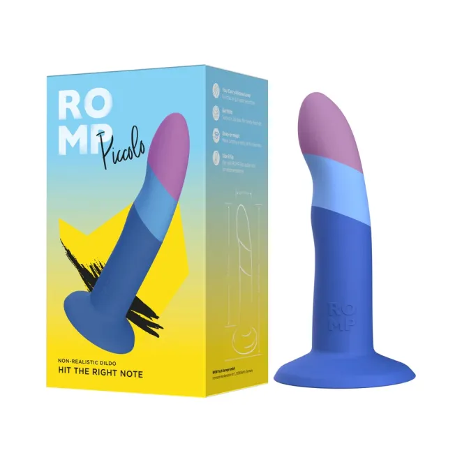 5 Inch ROMP Piccolo Non-Realistic Dildo