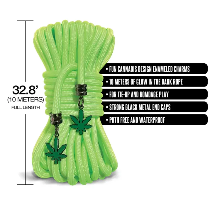 Stoner Vibes Chronic Collection Glow in the Dark Rope 32 ft. Stoner Vibes Chronic Collection Glow in the Dark Rope 32 ft.