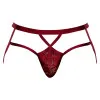 Male Power Lucifer Strappy Jock Strap Burgundy