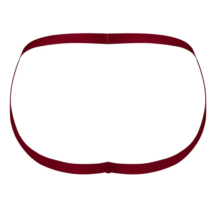 Male Power Lucifer Strappy Jock Strap Burgundy