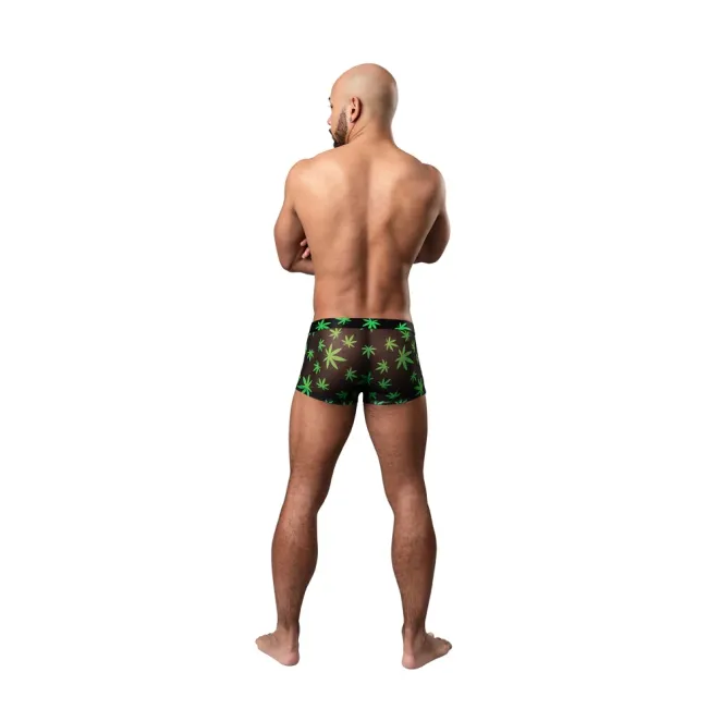 Male Power Hazy Dayz Pouch Boxer Short Pot Leaf