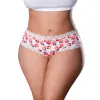 Magic Silk Sweet Treats Crotchless Boy Short with Lube Peach Magic Silk Sweet Treats Crotchless Boy Short with Lube Peach