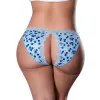 Magic Silk Sweet Treats Split Back & Crotchless Panty with Lube Blueberry Magic Silk Sweet Treats Split Back & Crotchless Panty with Lube Blueberry