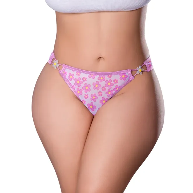 Magic Silk Daisy Tanga Daisy Print