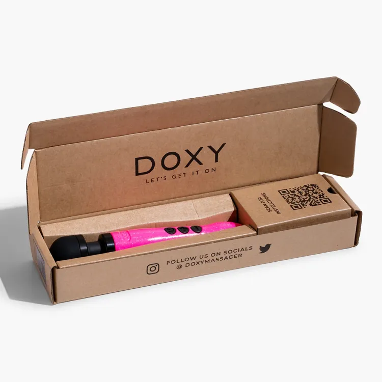 Doxy Die Cast 3 Compact Wand Vibrator Hot Pink Doxy Die Cast 3 Compact Wand Vibrator Hot Pink