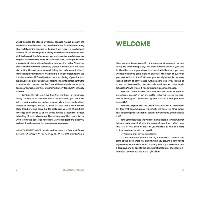 12 Questions for Love