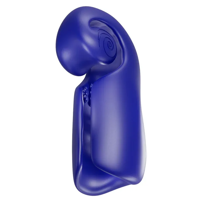 Snail Vibe Evo Vibrating Masturbator Navy